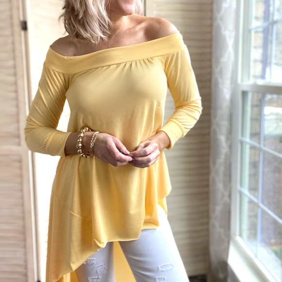 Tops - Mango high low top